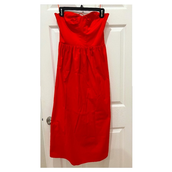 Reformation Buckley Dress, Color Paprika, Size 6 - Picture 2 of 6